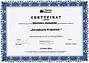 Certyfikat szkolenia dla Stanisława Romańskiego